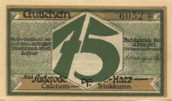 Suderode (Bad) (heute: Quedlinburg) - Gemeinde - 13.5.1921 - 75 Pfennig