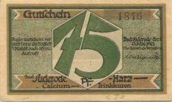 Suderode (Bad) (heute: Quedlinburg) - Gemeinde - 13.5.1921 - 75 Pfennig