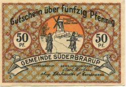 Süderbrarup - Gemeinde - -- - 50 Pfennig