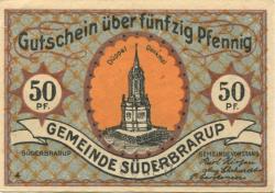Süderbrarup - Gemeinde - -- - 50 Pfennig