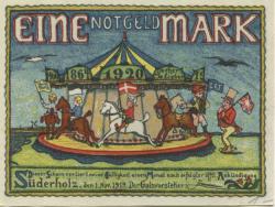 Süderholz (heute: DK.Sønderborg) - Gutsvorstand - 1.11.1919 - 1 Mark