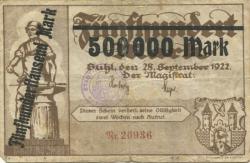 Suhl - Stadt - -- - 500000 Mark