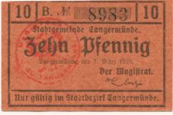 Tangermünde - Stadt - 1.3.1918 - 10 Pfennig 