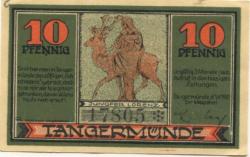 Tangermünde - Stadt - 1.4.1921 - 10 Pfennig 