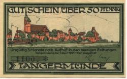 Tangermünde - Stadt - 1.4.1921 - 50 Pfennig 