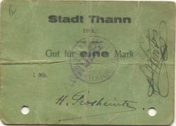 Thann - Stadt - 1914 - 1 Mark