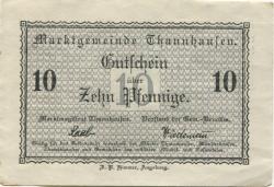 Thannhausen - Marktgemeinde - -- - 10 Pfennig