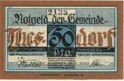 Thesdorf (heute: Pinneberg) - Gemeinde - -- - 50 Pfennig