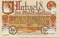Todtnau - Stadt - 31.10.1921 - 1.3.1922 - 50 Pfennig