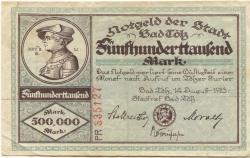 Tölz (Bad) - Stadt - 14.8.1923 - 500000 Mark