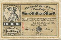 Tölz (Bad) - Stadt - 14.8.1923 - 1 Million Mark