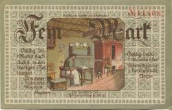 Tondern (heute: DK-Tønder) -Stadt - 10.2.1920 - 5 Mark 