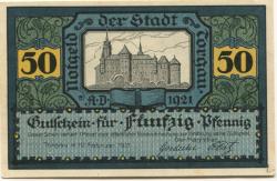 Torgau - Stadt - 10.2.1921 - 50 Pfennig