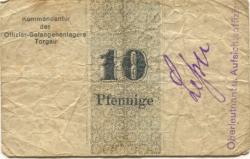Torgau - Offizier-Gefangenenlager - -- - 10 Pfennig 