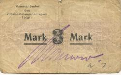 Torgau - Offizier-Gefangenenlager - -- - 3 Mark 
