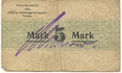 Torgau - Offizier-Gefangenenlager - -- - 5 Mark