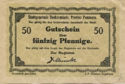 Ueckermünde - Stadt - -- -  50 Pfennig 