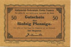 Ueckermünde - Stadt - -- -  50 Pfennig 