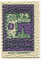 Uelzen - Sparkasse der Stadt - - 1.7.1922 - 25 Pfennig 