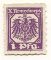 Uetze - X.Armeekorps, Gefangenenlager Forst - -- - 1 Pfennig 