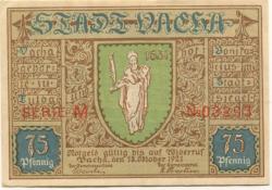 Vacha - Stadt - 18.10.1921 - 75 Pfennig 