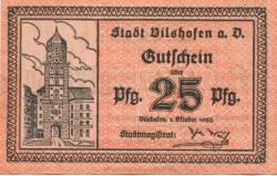 Vilshofen - Stadt - 1.10.1920 - 1.1.1921 - 25 Pfennig 
