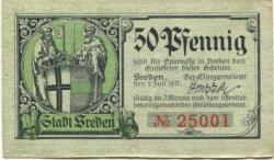 Vreden - Stadt - 1.7.1917 - 50 Pfennig 