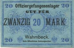 Wahmbeck (heute: Bodenfelde) - Offiziergefangenenlager - -- - 20 Mark 