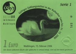 Waiblingen - Luna-Kulturbar im Schwanen, Winnender Str. 4 - 15.2.2006 - 31.12.2006 - 1 Euro 