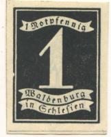 Waldenburg (heute: PL-Walbrzych) - Stadt - -- - 1 Pfennig