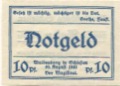 Waldenburg (heute: PL-Walbrzych) - Stadt - 20.8.1921 - 10 Pfennig