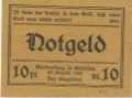 Waldenburg (heute: PL-Walbrzych) - Stadt - 20.8.1921 - 10 Pfennig
