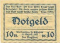 Waldenburg (heute: PL-Walbrzych) - Stadt - 20.8.1921 - 10 Pfennig