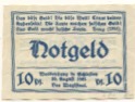 Waldenburg (heute: PL-Walbrzych) - Stadt - 20.8.1921 - 10 Pfennig