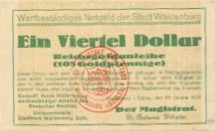 Waldenburg (heute: PL-Walbrzych) - Stadt - 30.10.1923 - 105 Gold-Pfennig