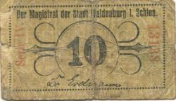 Waldenburg (heute: PL-Walbrzych) - Stadt - -- - 10 Pfennig