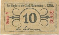 Waldenburg (heute: PL-Walbrzych) - Stadt - -- - 10 Pfennig