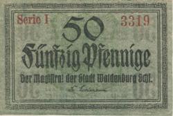 Waldenburg (heute: PL-Walbrzych) - Stadt - -- - 50 Pfennig
