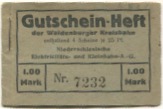 Waldenburg (heute: PL-Walbrzych) - Niederschlesische Elektricitäts- und Kleinbahn AG - -- - 25 Pfennig