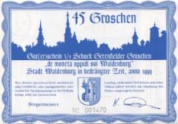 Waldenburg - Stadt - 1999 - 4.50 DM