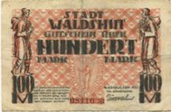 Waldshut - Stadt - 2.11.1922 - 100 Mark