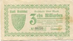Waldshut - Stadt - 26.10.1923 - 10 Milliarden Mark