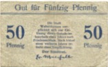 Waltershausen - Stadt - -- - 50 Pfennig