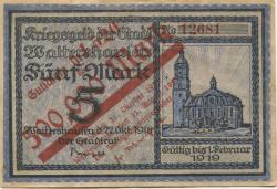 Waltershausen - Stadt - 23.8.1923 - 500000 Mark