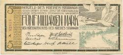 Wandsbek - Kreis Stormarn - 2.10.1923 - 5 Milliarden Mark