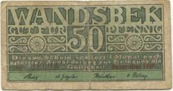 Wandsbek (heute: Hamburg) - Stadt - Dezember 1919 - 50 Pfennig
