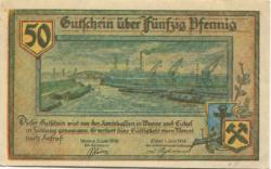 Wanne und Eickel - Ämter - 1.6.1919 - 50 Pfennig