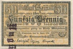 Wanzleben - Kreis - 26.4.1918 - 50 Pfennig