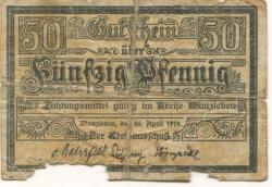 Wanzleben - Kreis - 26.4.1918 - 50 Pfennig