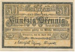 Wanzleben - Kreis - 26.4.1918 - 50 Pfennig